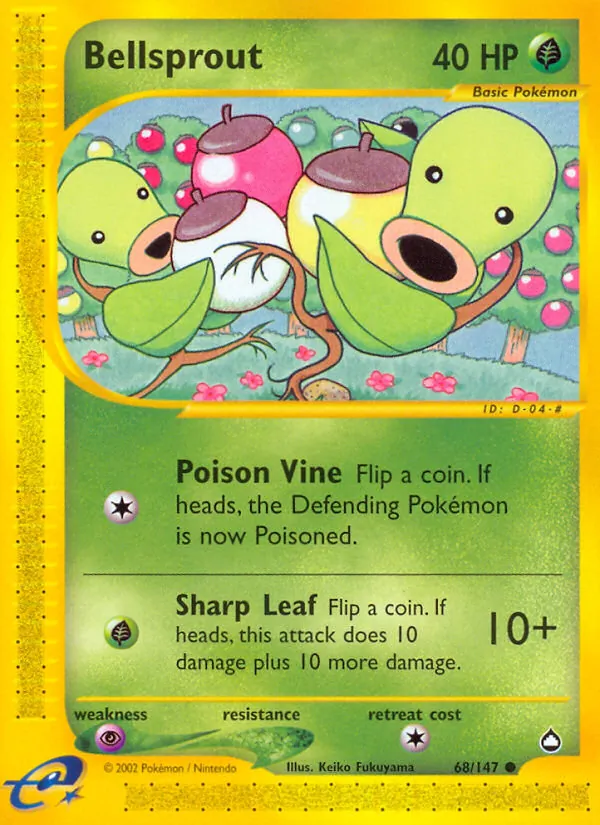 Bellsprout (Aquapolis #68/147)