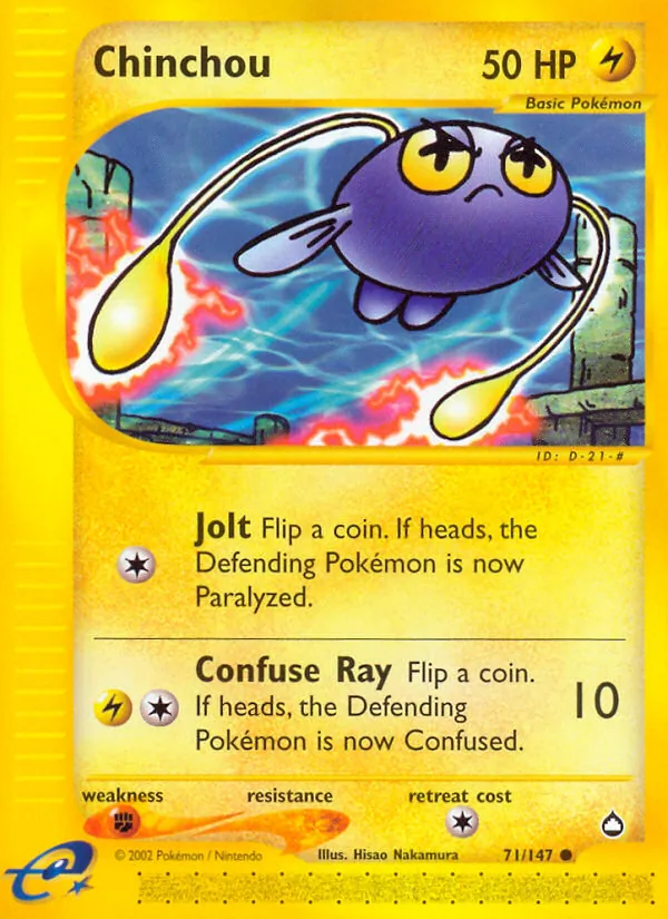 Chinchou (Aquapolis #71/147)