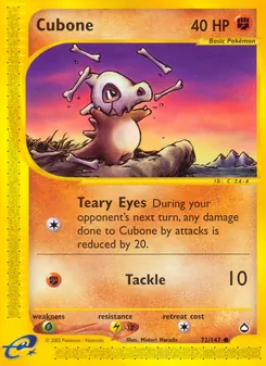 Cubone (Aquapolis #72/147)
