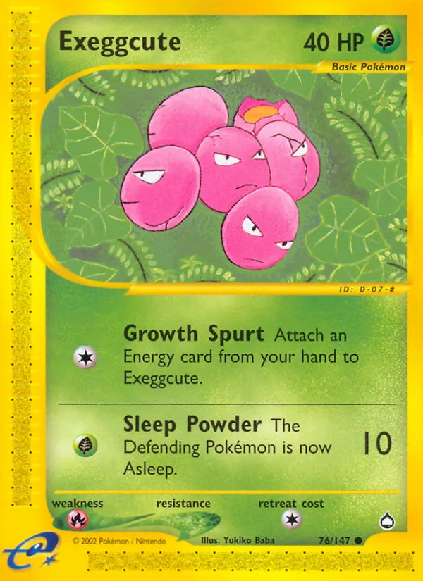 Exeggcute (Aquapolis #76/147)