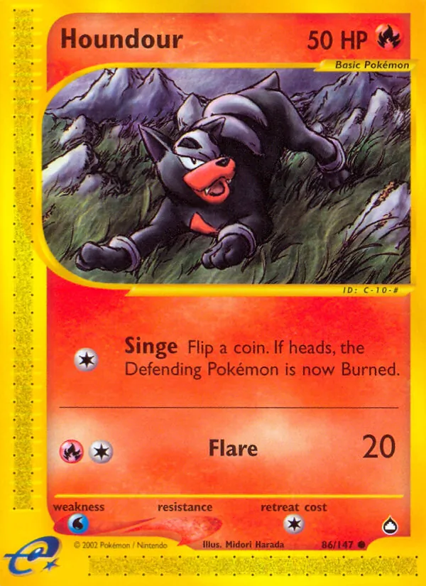 Houndour (Aquapolis #86/147)