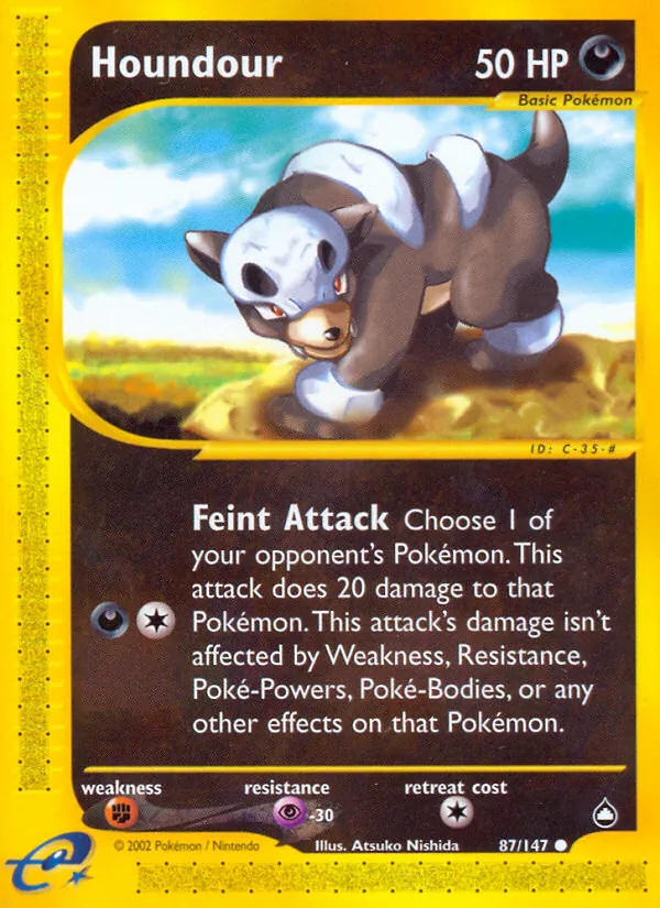 Houndour (Aquapolis #87/147)