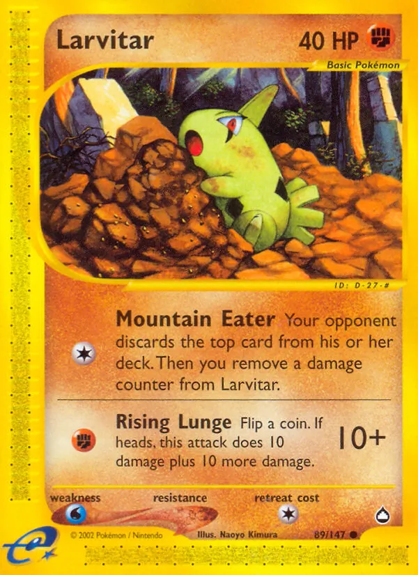 Larvitar (Aquapolis #89/147)