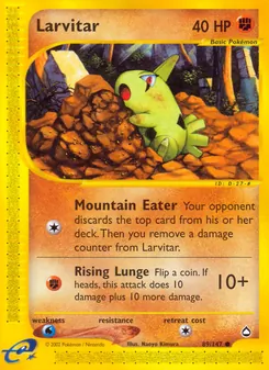 Larvitar (Aquapolis #89/147)
