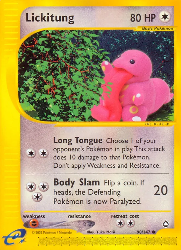 Lickitung (Aquapolis #90/147)