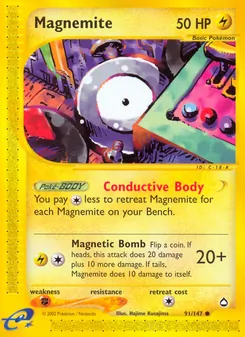 Magnemite (Aquapolis #91/147)