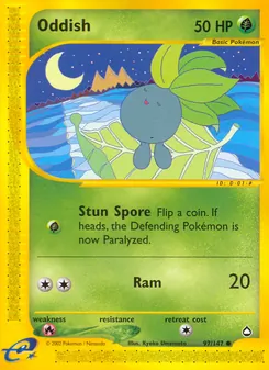 Oddish (Aquapolis #97/147)