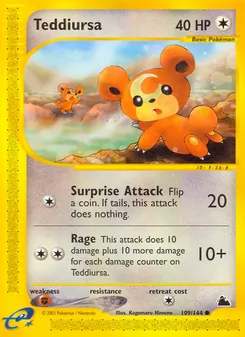 Teddiursa (Skyridge #109/144)