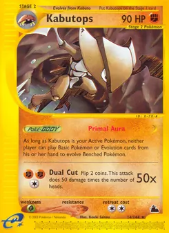 Kabutops (Skyridge #14/144)