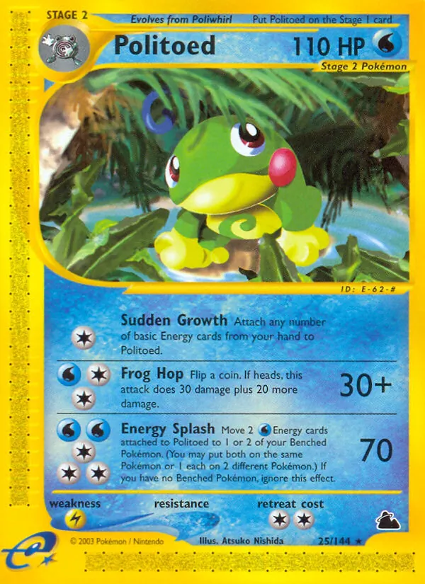 Politoed (Skyridge #25/144)