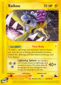Raikou (Skyridge #28/144)