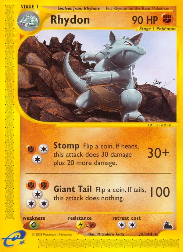 Rhydon (Skyridge #29/144)
