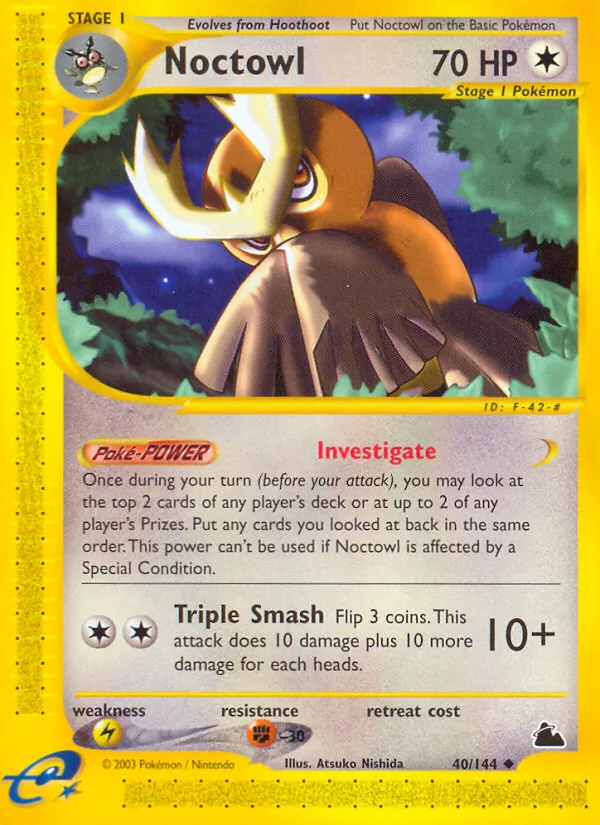 Noctowl (Skyridge #40/144)