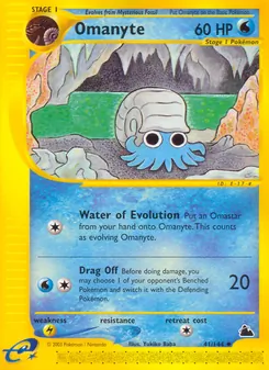 Omanyte (Skyridge #41/144)