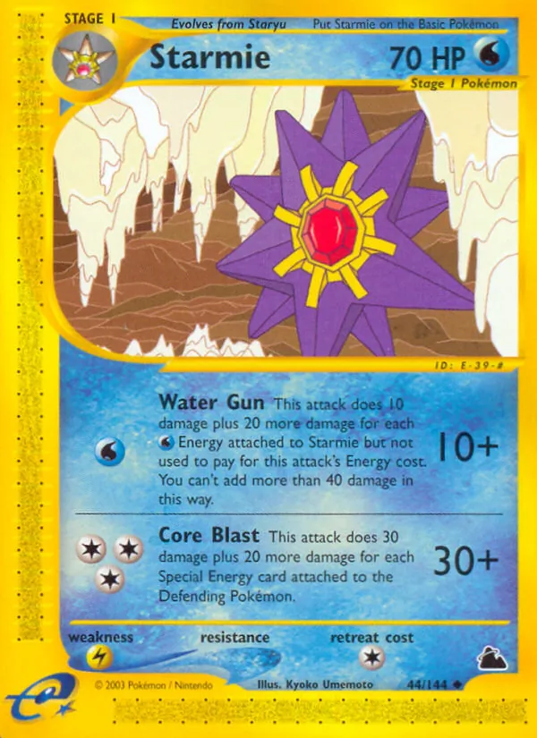 Starmie (Skyridge #44/144)