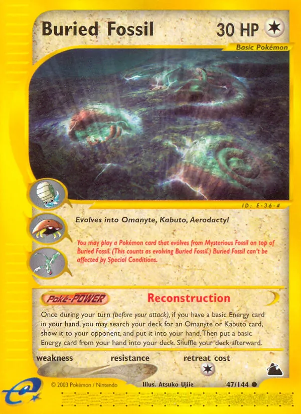 Buried Fossil (Skyridge #47/144)