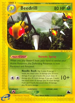 Beedrill (Skyridge #5/144)