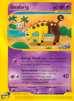 Girafarig (Skyridge #58/144)