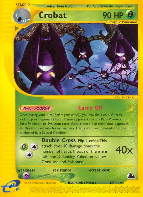 Crobat (Skyridge #6/144)