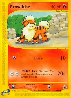 Growlithe (Skyridge #62/144)