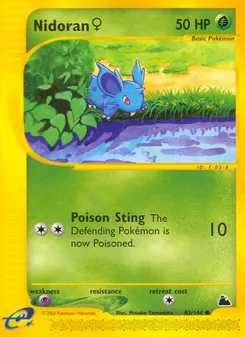 Nidoran ♀ (Skyridge #82/144)