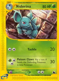 Nidorina (Skyridge #83/144)