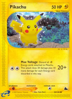 Pikachu (Skyridge #84/144)