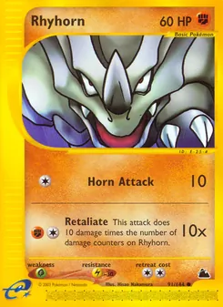 Rhyhorn (Skyridge #91/144)