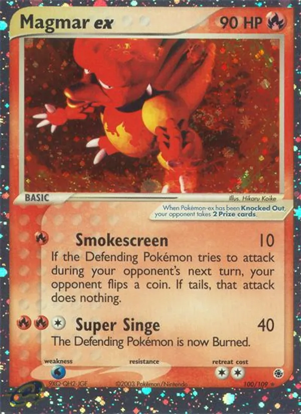 Magmar ex (EX Ruby & Sapphire #100/109)