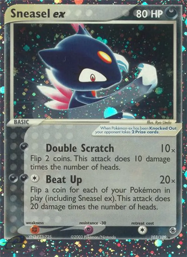 Sneasel ex (EX Ruby & Sapphire #103/109)