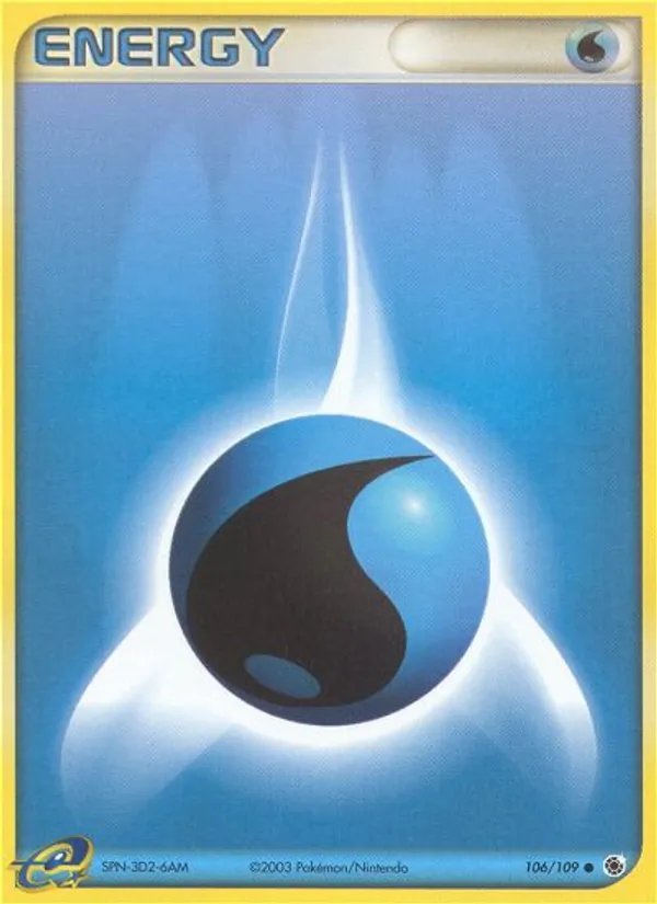 Water Energy (EX Ruby & Sapphire #106/109)