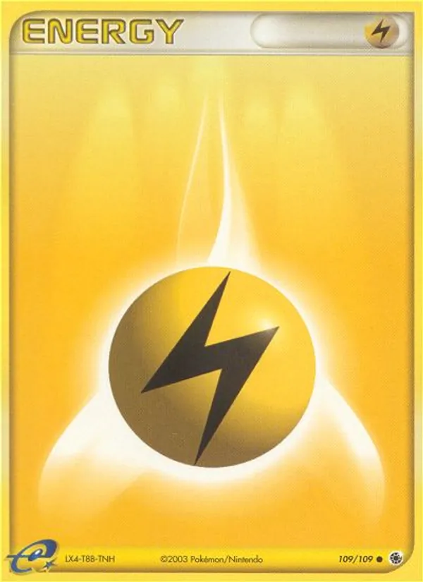 Lightning Energy (EX Ruby & Sapphire #109/109)
