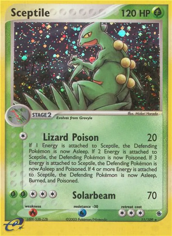 Sceptile (EX Ruby & Sapphire #11/109)