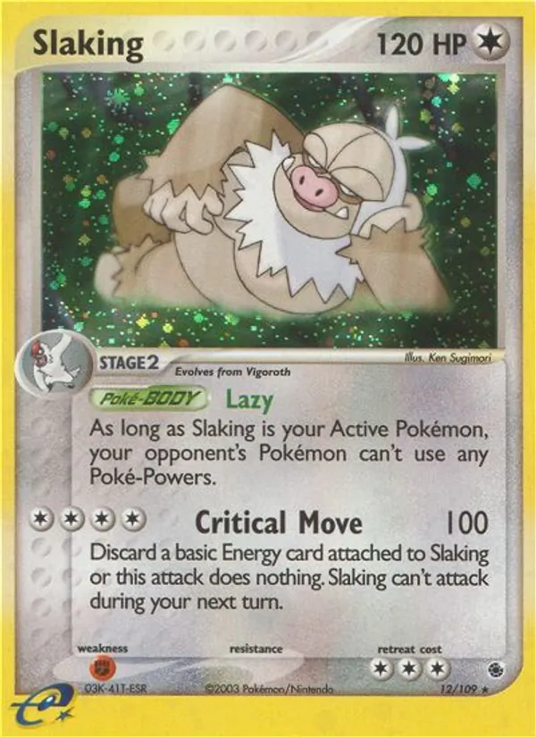 Slaking (EX Ruby & Sapphire #12/109)