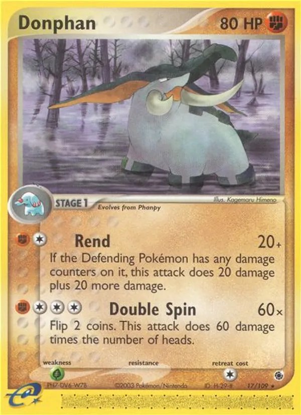 Donphan (EX Ruby & Sapphire #17/109)