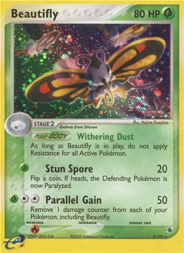 Beautifly (EX Ruby & Sapphire #2/109)