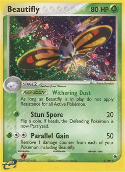 Beautifly (EX Ruby & Sapphire #2/109)