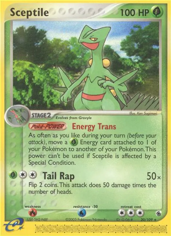 Sceptile (EX Ruby & Sapphire #20/109)