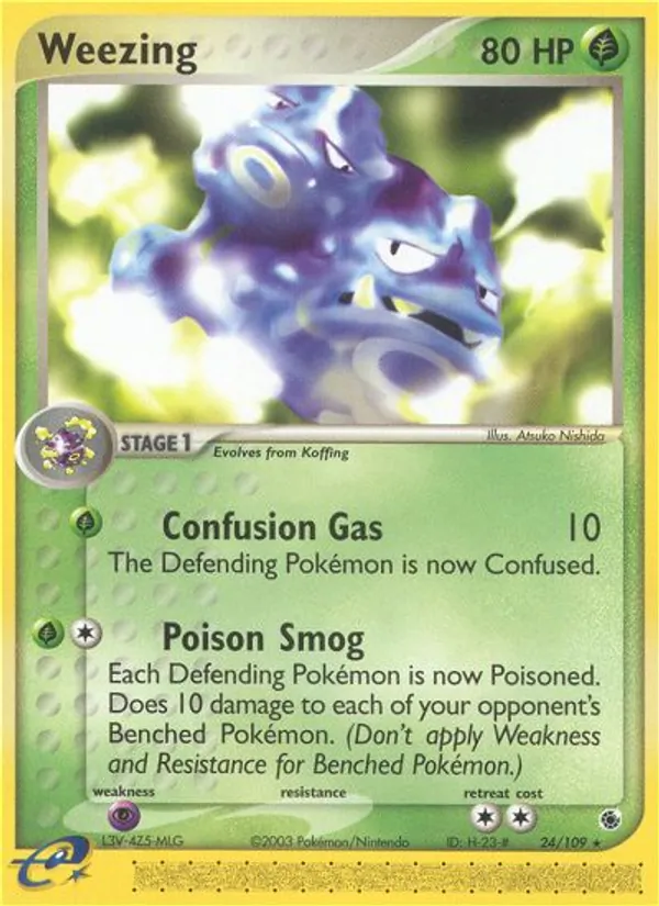 Weezing (EX Ruby & Sapphire #24/109)