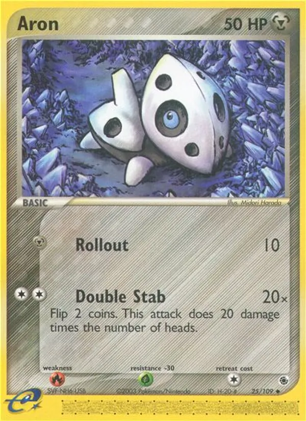 Aron (EX Ruby & Sapphire #25/109)