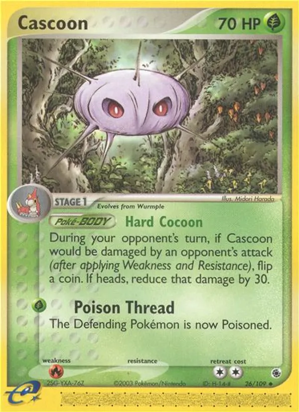 Cascoon (EX Ruby & Sapphire #26/109)