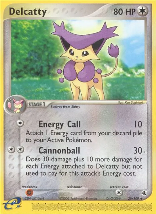 Delcatty (EX Ruby & Sapphire #29/109)