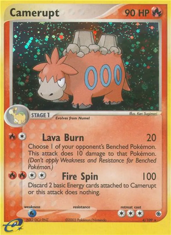 Camerupt (EX Ruby & Sapphire #4/109)
