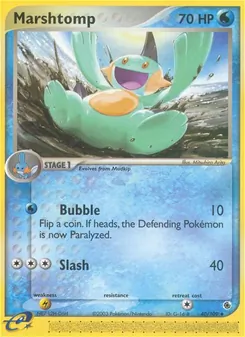 Marshtomp (EX Ruby & Sapphire #40/109)