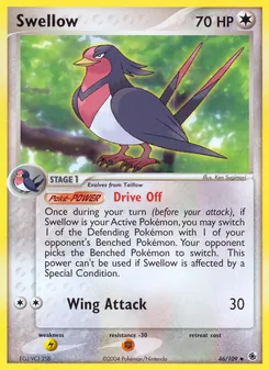 Swellow (EX Ruby & Sapphire #46/109)