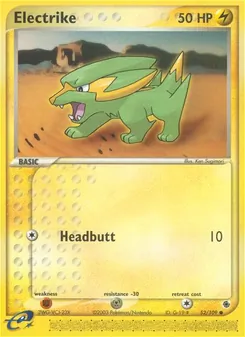 Electrike (EX Ruby & Sapphire #52/109)