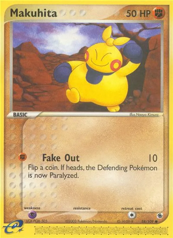 Makuhita (EX Ruby & Sapphire #58/109)