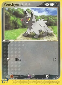 Poochyena (EX Rubino & Zaffiro #63/109)