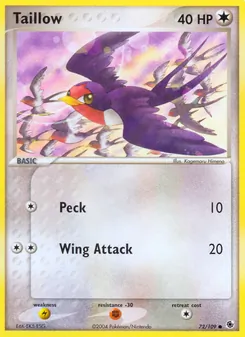 Taillow (EX Ruby & Sapphire #72/109)