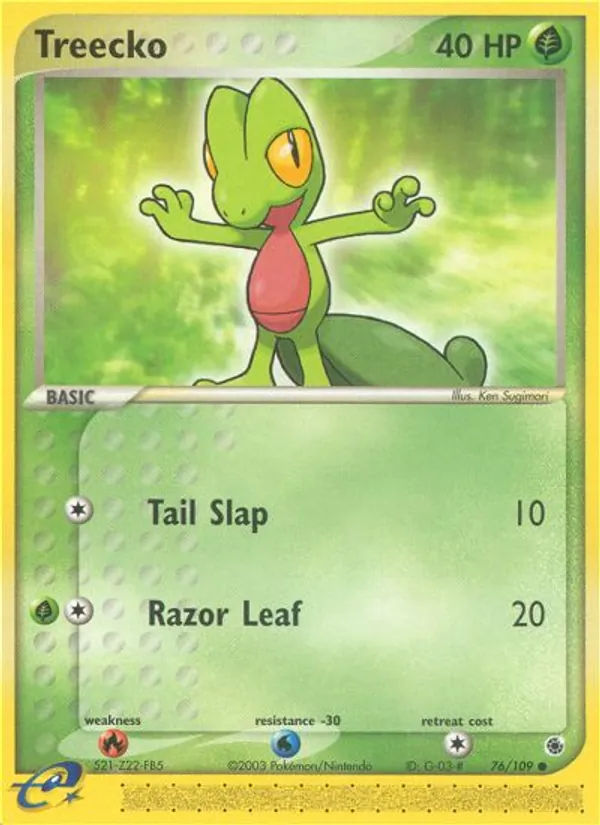 Treecko (EX Ruby & Sapphire #76/109)